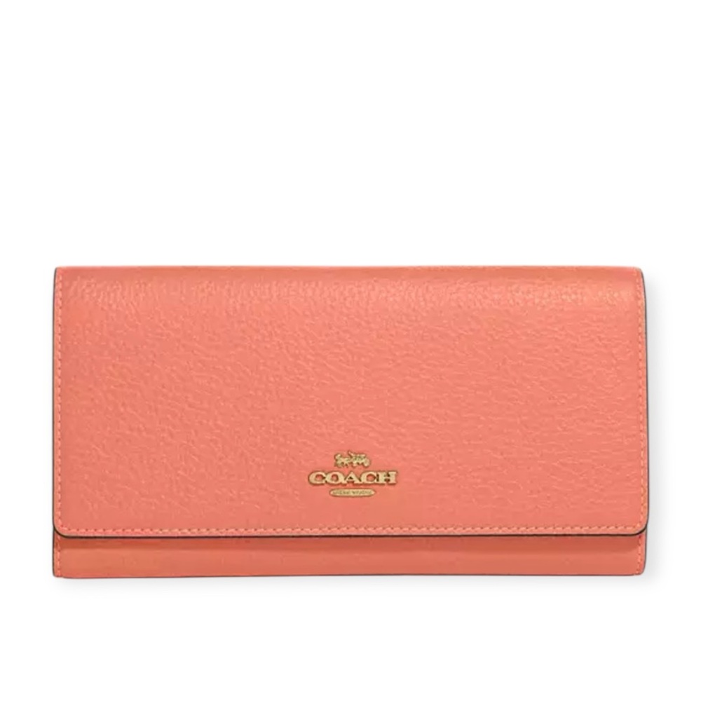 Coach Women's Pillow Tabby Shoulder Bag and Slim Trifold Wallet-Light Coral - Picture 3 of 16